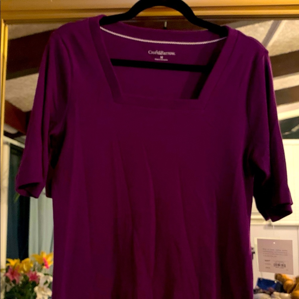 New purple shirt with tags